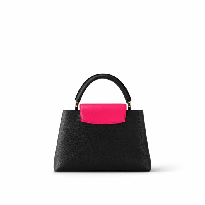 Louis Vuitton M59882 Capucines MM Black Rose Berlingot 8211 Louis Vuitton Handbag Store Women Louis Vuitton Capucines Bag