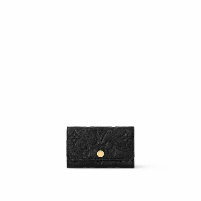 Louis Vuitton M64421 6 Key Holder Black 8211 Louis Vuitton Handbag Store Women Louis Vuitton Wallets