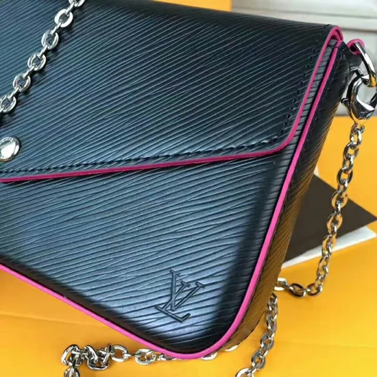 Louis Vuitton M64579 Pochette Felicie Crossbody Bag Epi Leather 8211 Louis Vuitton Handbag Store Women Louis Vuitton Shoulder and Totes