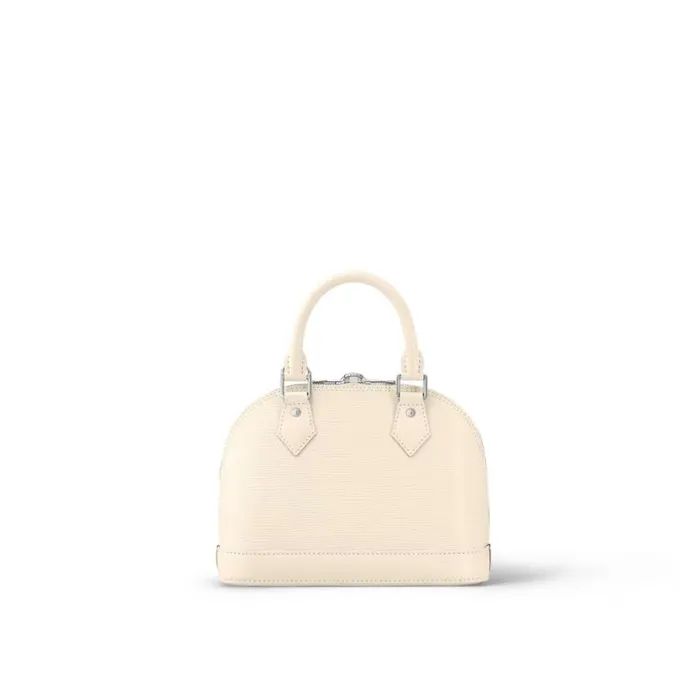 Louis Vuitton Quartz White M58706 Alma BB 8211 Louis Vuitton Handbag Store Women Louis Vuitton Alma Bag
