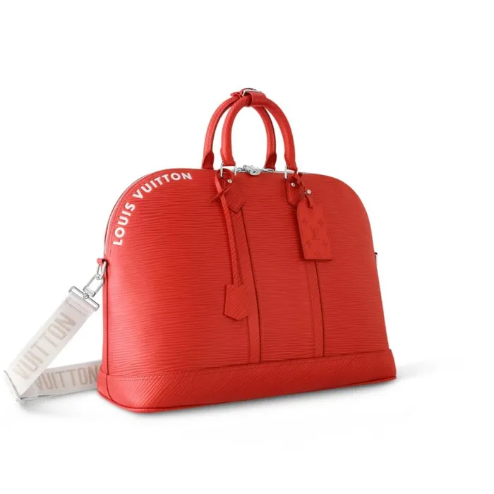Louis Vuitton Vermillon Red M23717 Alma Travel GM 8211 Louis Vuitton Handbag Store Women Louis Vuitton Alma Bag