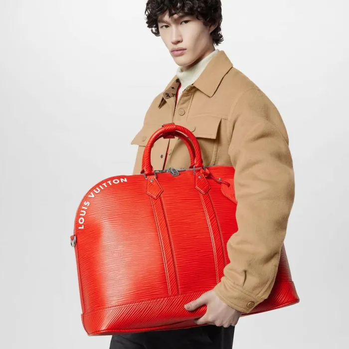Louis Vuitton Vermillon Red M23717 Alma Travel GM 8211 Louis Vuitton Handbag Store Women Louis Vuitton Alma Bag