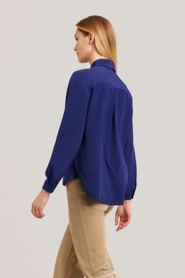 Luisa Spagnoli Blouses And Shirts Women Labirinto Ink Blue Luisa Spagnoli Blouses And Shirts Women Labirinto Ink Blue