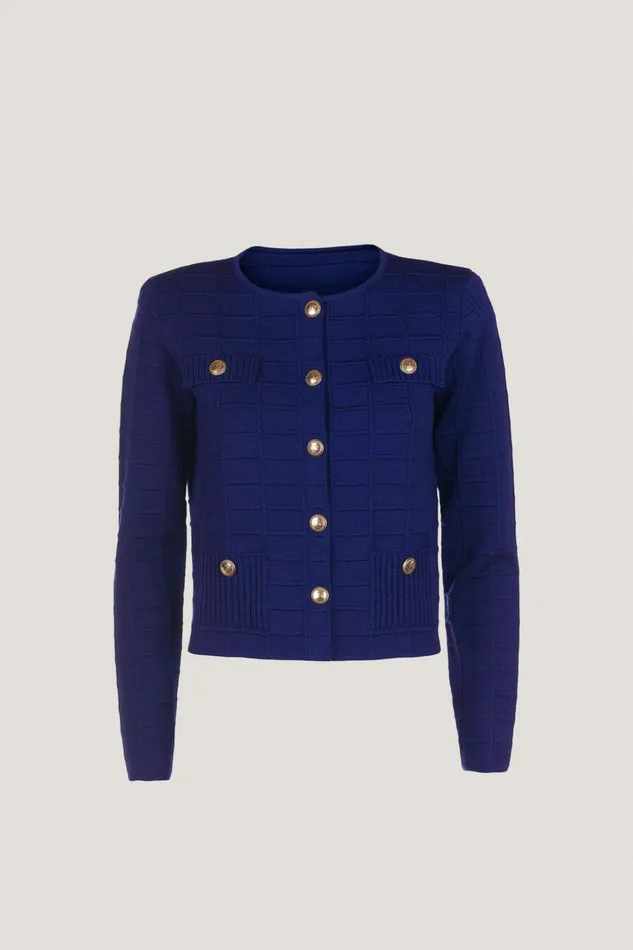 Luisa Spagnoli Cardigan Women Melia Ink Blue Luisa Spagnoli Cardigan Women Melia Ink Blue