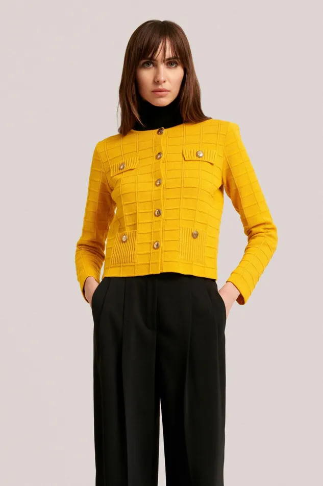 Luisa Spagnoli Cardigan Women Melia Yellow