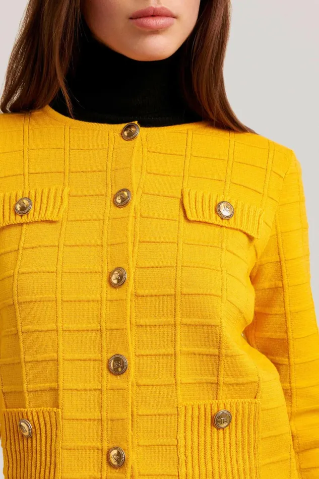 Luisa Spagnoli Cardigan Women Melia Yellow Luisa Spagnoli Cardigan Women Melia Yellow