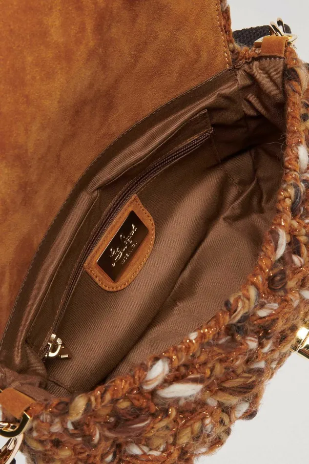 Luisa Spagnoli Clutch And Pochette Women Istrice Browngold Luisa Spagnoli Clutch And Pochette Women Istrice Browngold