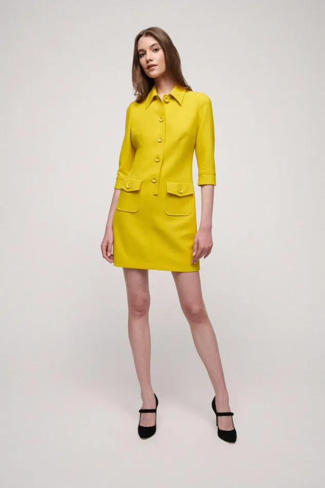 Luisa Spagnoli Dresses and Jumpsuits Women Giuliano Yellow