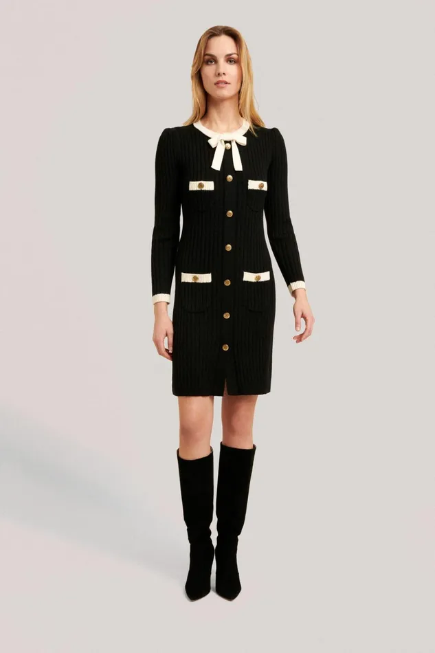 Luisa Spagnoli Dresses and Jumpsuits Women Mela Blackcream