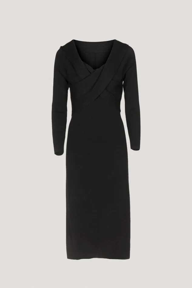 Luisa Spagnoli Dresses and Jumpsuits Women Metafonia Black Luisa Spagnoli Dresses and Jumpsuits Women Metafonia Black