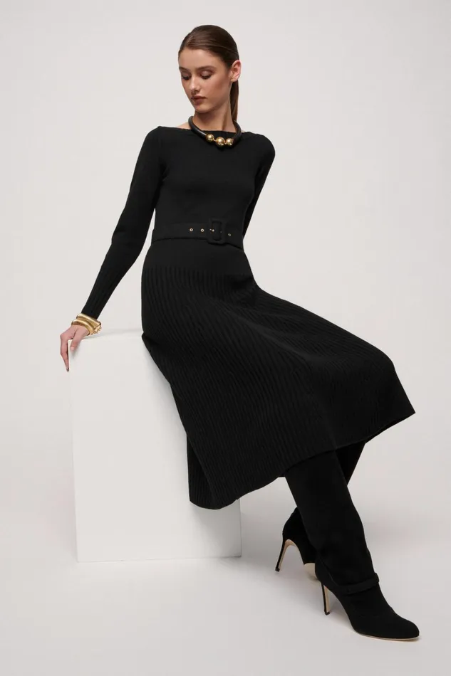 Luisa Spagnoli Dresses and Jumpsuits Women Milioner Black