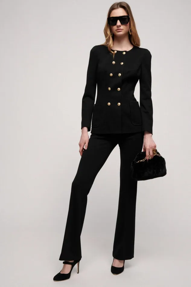 Luisa Spagnoli Jackets and Blazers Women Mimica Black