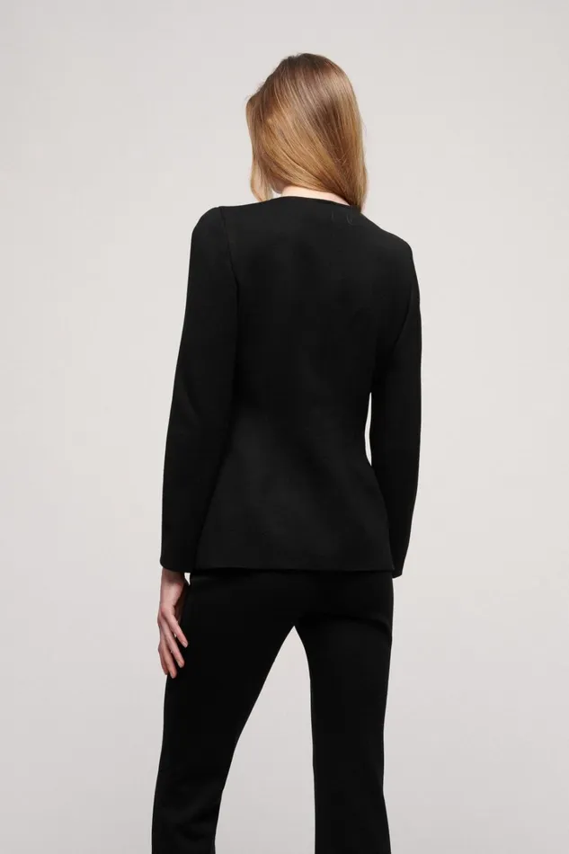 Luisa Spagnoli Jackets and Blazers Women Mimica Black Luisa Spagnoli Jackets and Blazers Women Mimica Black