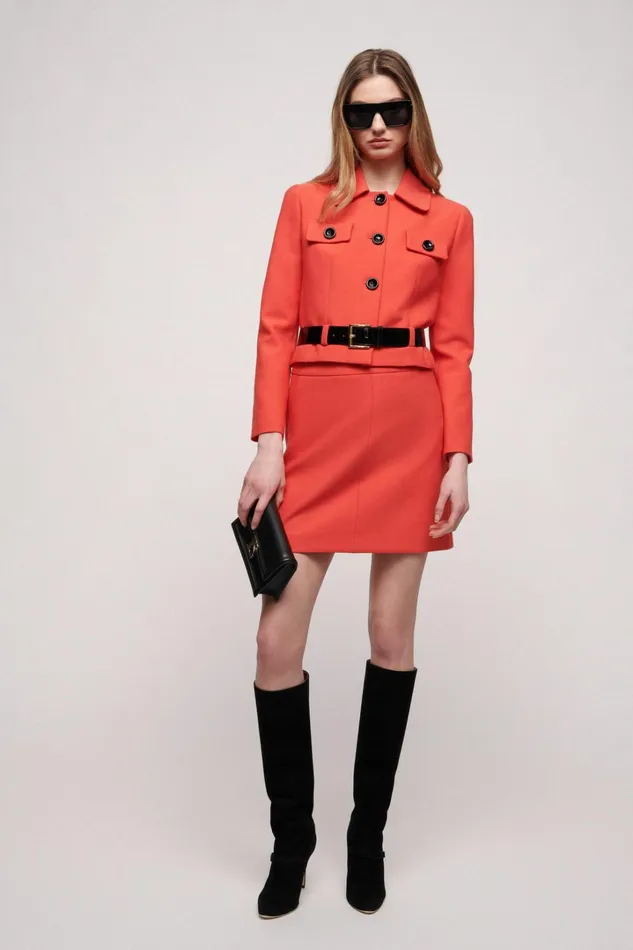 Luisa Spagnoli Jackets and Blazers Women Spia Orange Luisa Spagnoli Jackets and Blazers Women Spia Orange