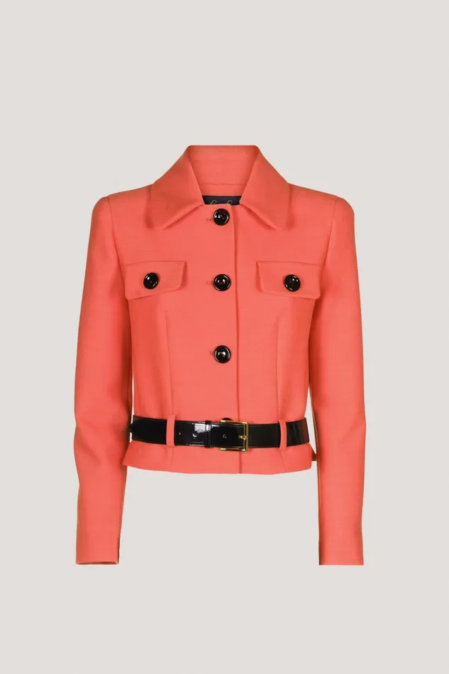 Luisa Spagnoli Jackets and Blazers Women Spia Orange Luisa Spagnoli Jackets and Blazers Women Spia Orange
