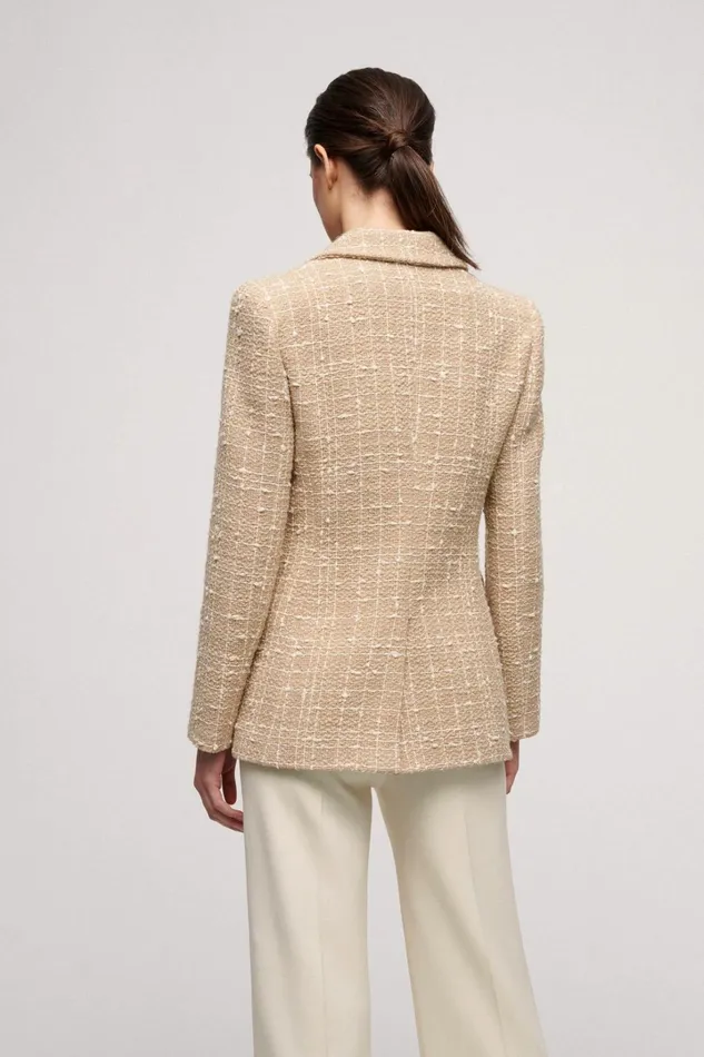 Luisa Spagnoli Jackets and Blazers Women Splendida Beigecream Luisa Spagnoli Jackets and Blazers Women Splendida Beigecream