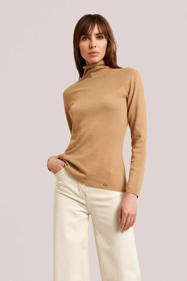 Luisa Spagnoli Knitwear Women Calco Camel