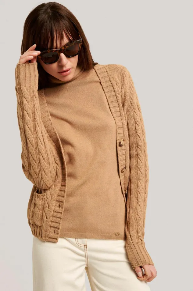 Luisa Spagnoli Knitwear Women Calco Camel