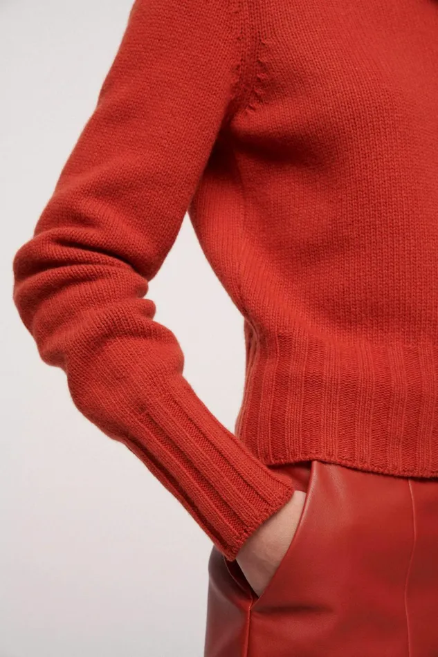 Luisa Spagnoli Knitwear Women Commesso Bright Orange Luisa Spagnoli Knitwear Women Commesso Bright Orange