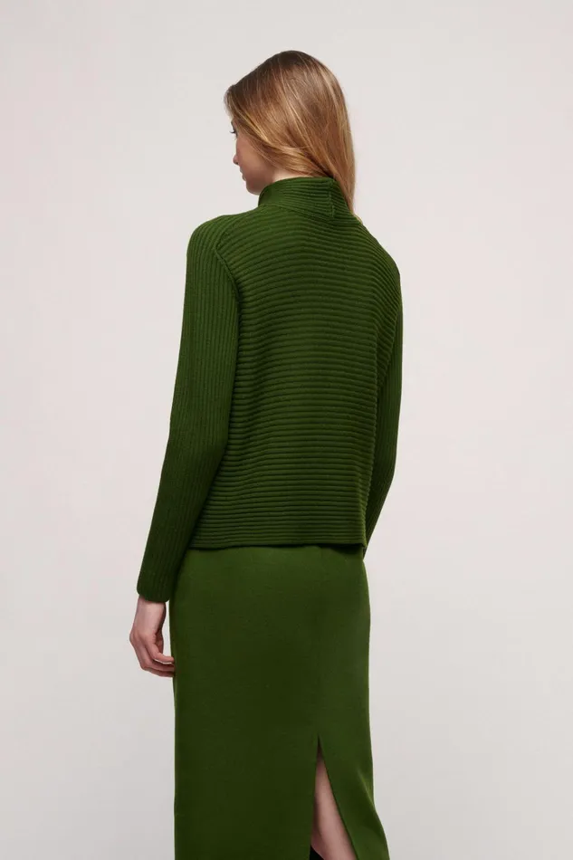 Luisa Spagnoli Knitwear Women Mecenate Military Green Luisa Spagnoli Knitwear Women Mecenate Military Green