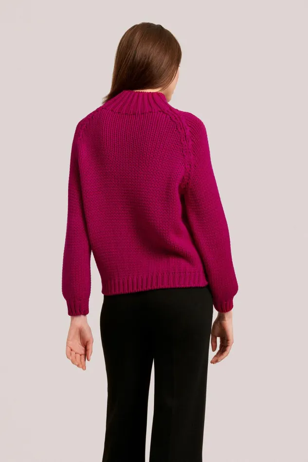 Luisa Spagnoli Knitwear Women Mirafiori Fuchsia Luisa Spagnoli Knitwear Women Mirafiori Fuchsia
