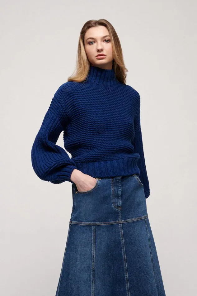 Luisa Spagnoli Knitwear Women Mondragone Blue Luisa Spagnoli Knitwear Women Mondragone Blue