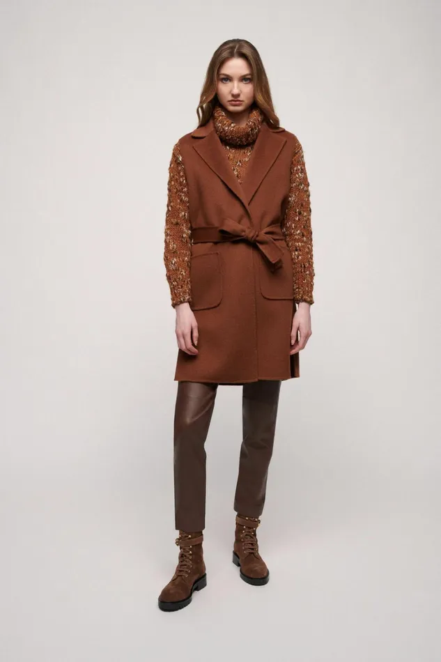 Luisa Spagnoli Outerwear Women Sula Brown