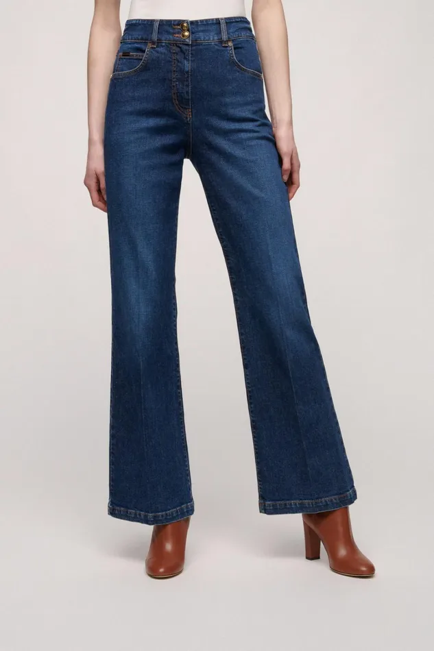 Luisa Spagnoli Pants Women Oliva Blue Medium