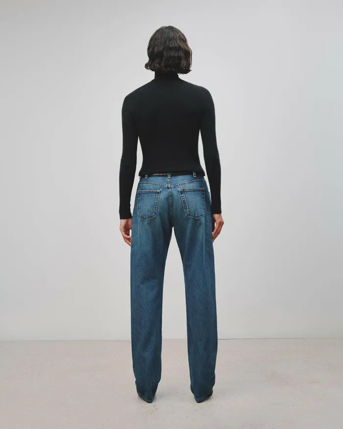 LYNNETTE TURTLENECK Black Women Nili Lotan Knits and Sweaters