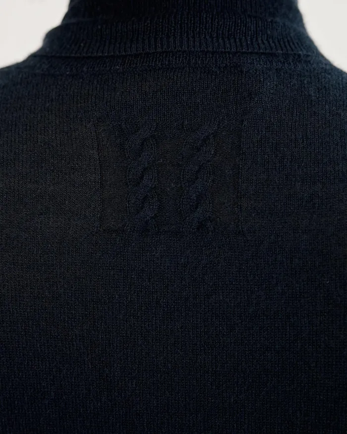 LYNNETTE TURTLENECK Black Women Nili Lotan Knits and Sweaters