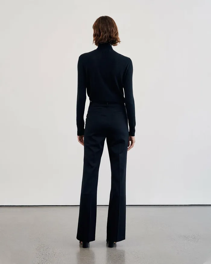 LYNNETTE TURTLENECK Black Women Nili Lotan Knits and Sweaters