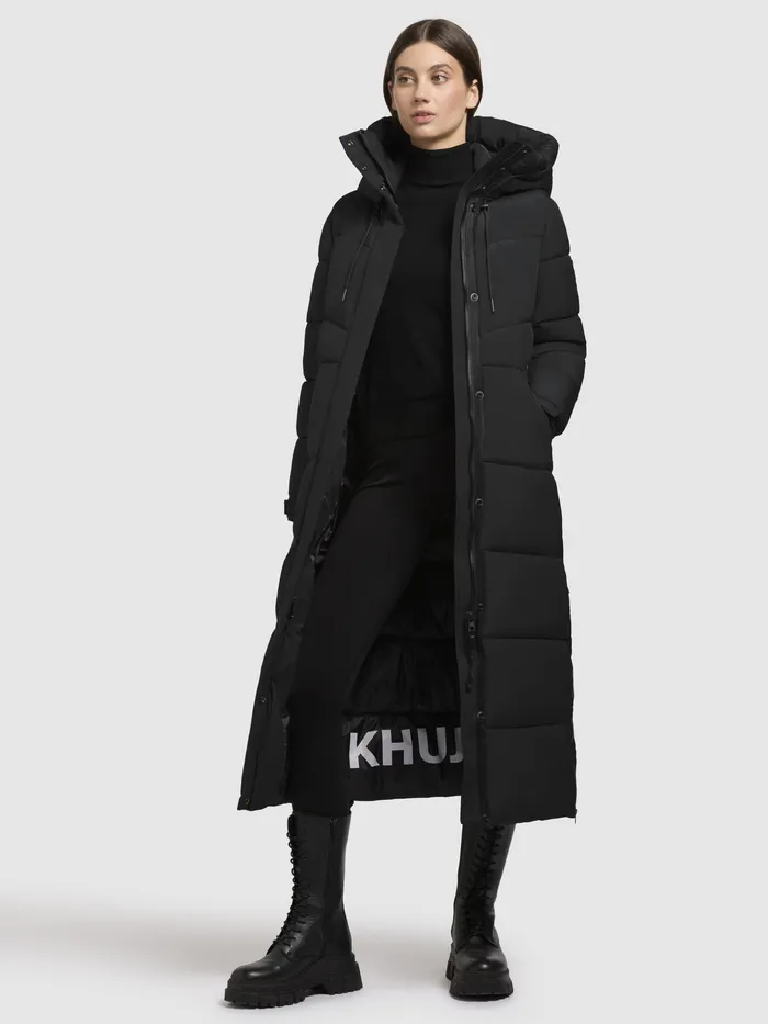 Mantel SHIMANTA4 Schwarz Schwarz Puffer Coats KHUJO Women