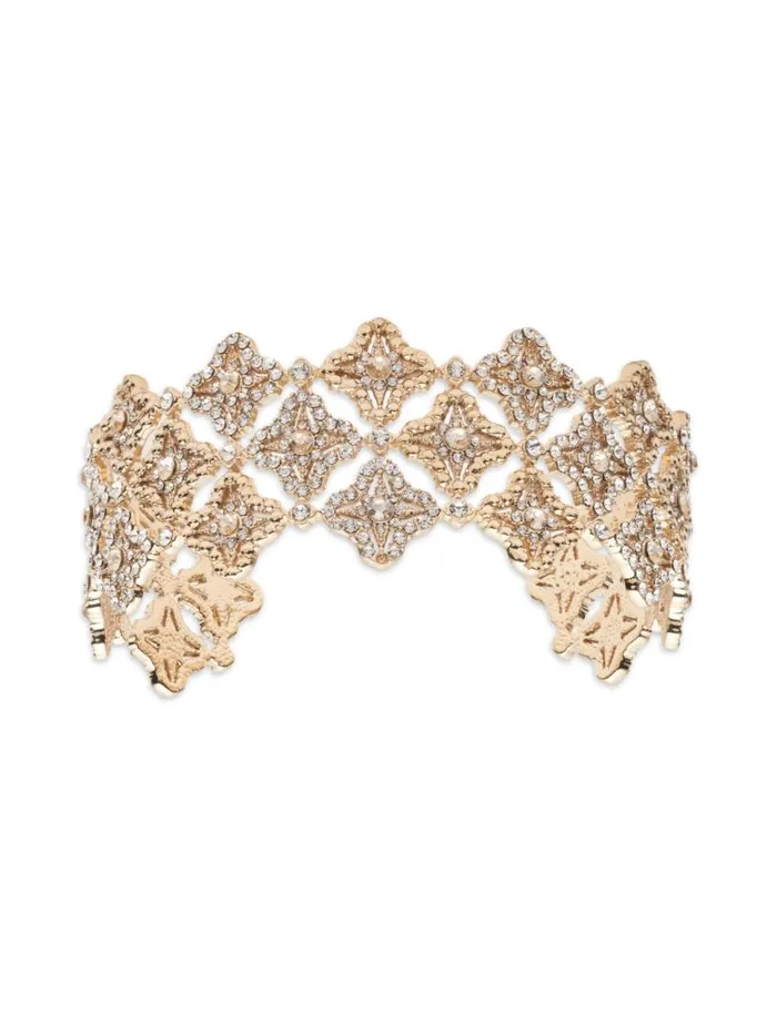 Marchesa Bracelets Lace Cuff Bracelet Gold 8211 Jewelry