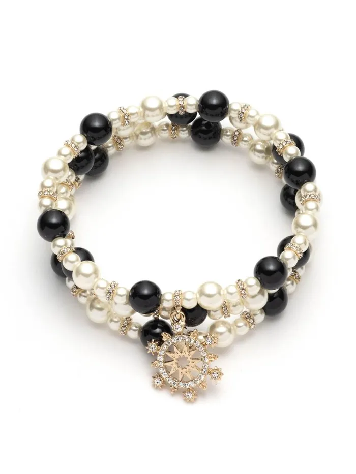 Marchesa Bracelets Pearl Bracelet Set Black 8211 Jewelry