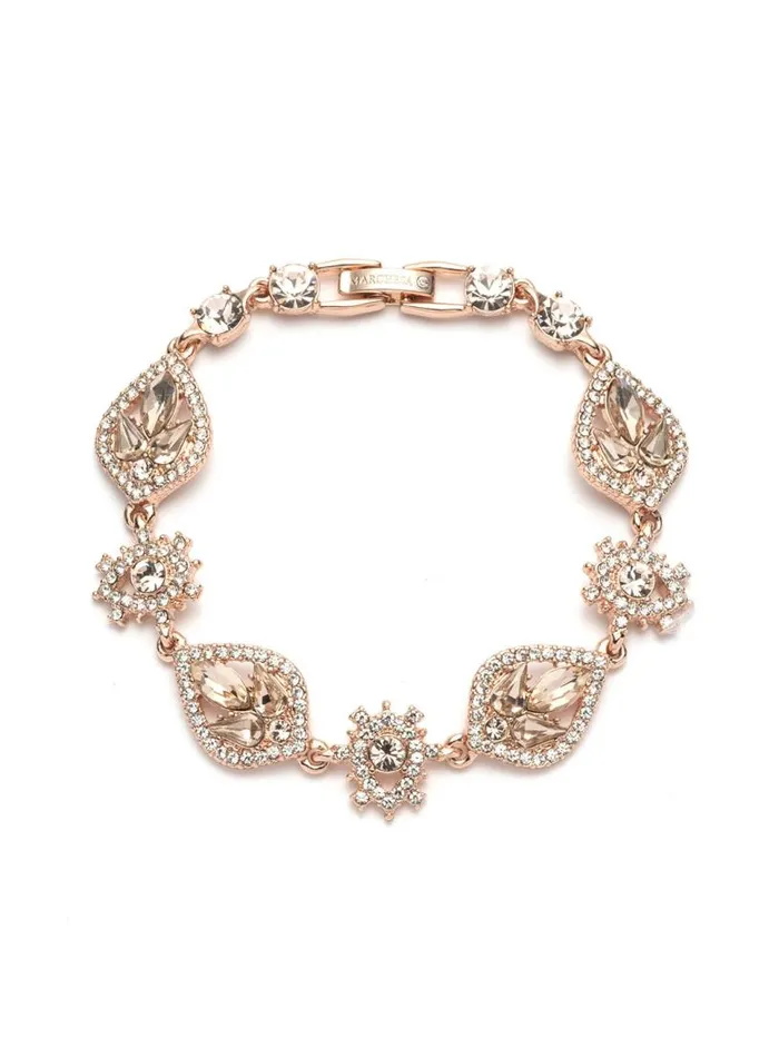 Marchesa Bracelets Poised Rose Bracelet Rose Gold 8211 Jewelry