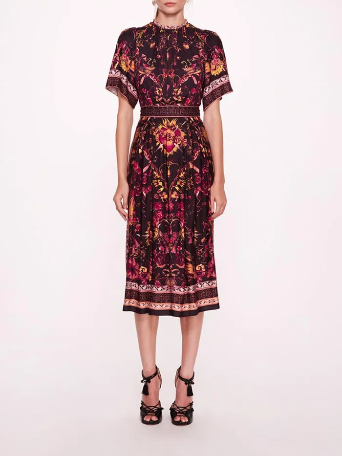 Marchesa Marchesa Rosa Soma Dark Purple Multi 8211 Women