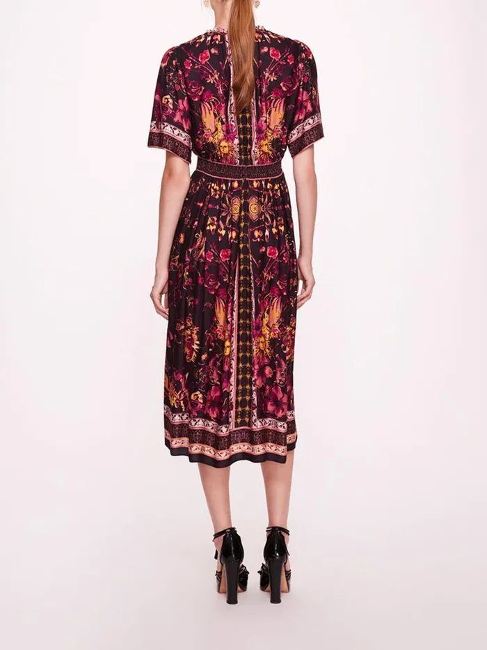 Marchesa Marchesa Rosa Soma Dark Purple Multi 8211 Women