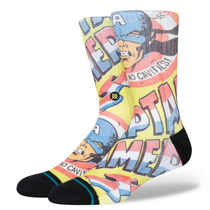 Marvel X Stance Poly Crew Socks No Cavities MenWomen Stance Crew