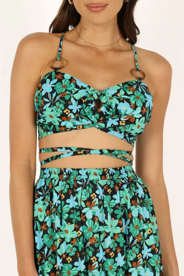 Matching Sets Kelli Set Green Petal and Pup Women
