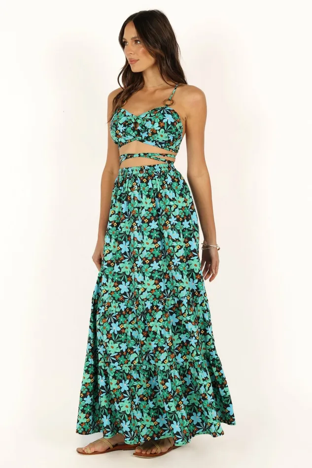 Matching Sets Kelli Set Green Petal and Pup Women