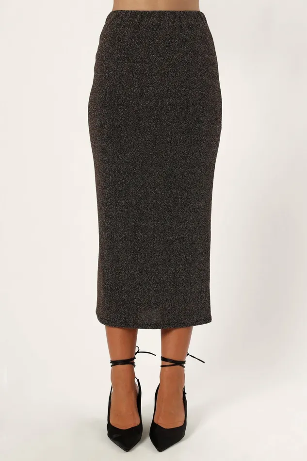Matching Sets Petal and Pup Women Whitney Midi Skirt Brown