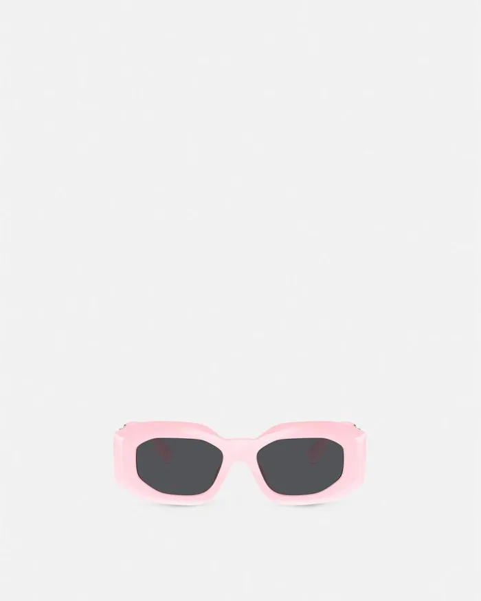 Maxi Medusa Biggie Sunglasses Pink WomenMen Versace Sunglasses