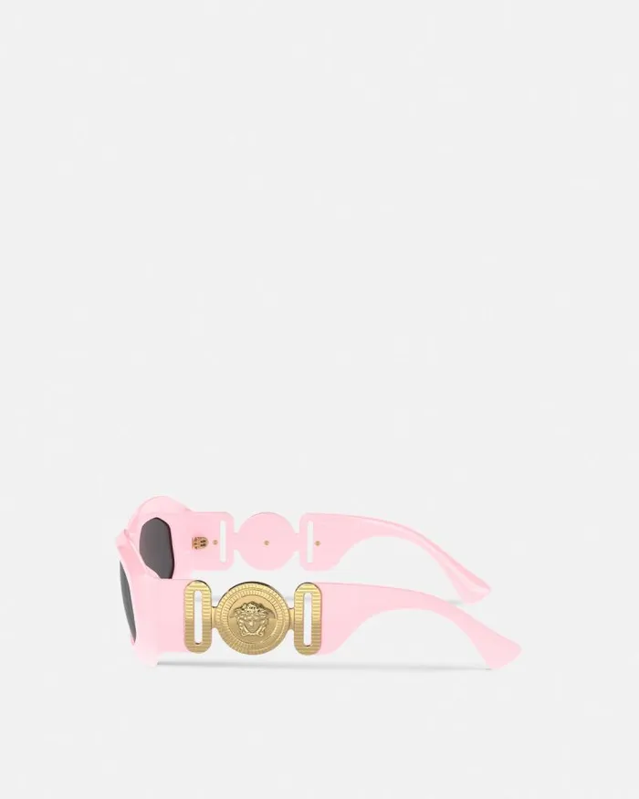 Maxi Medusa Biggie Sunglasses Pink WomenMen Versace Sunglasses