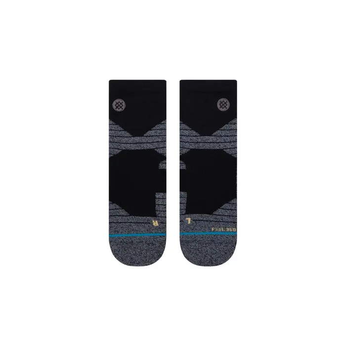 Medium Performance Quarter Socks Icon Sport 8211 Black MenWomen Stance Quarter