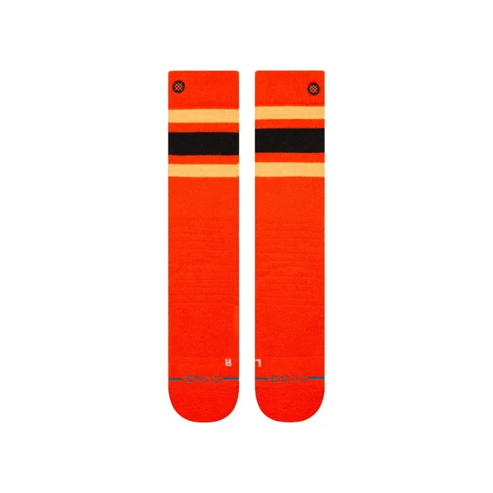 Medium Performance Wool Snow Otc Socks Boyd 8211 Tomato Men Stance Over The Calf