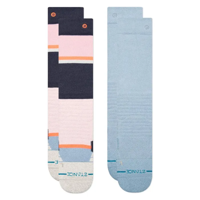 Medium Poly Snow Otc Socks 2 Pack Powdered 8211 Pinkfade Kids Stance Kids
