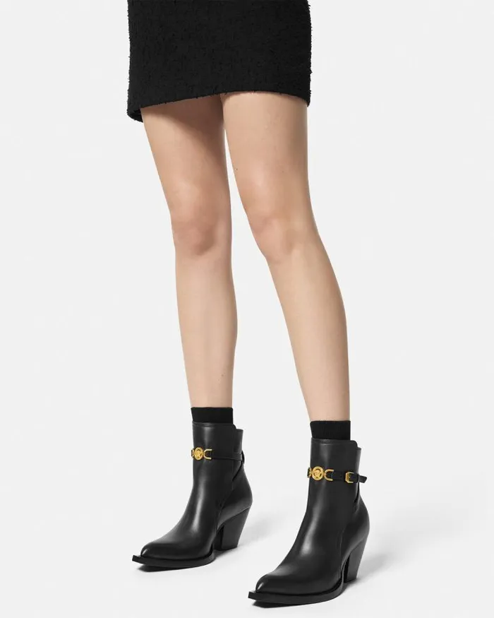 Medusa 03995 Ankle Boots 25034 65 Mm Blackgold Women Versace Boots