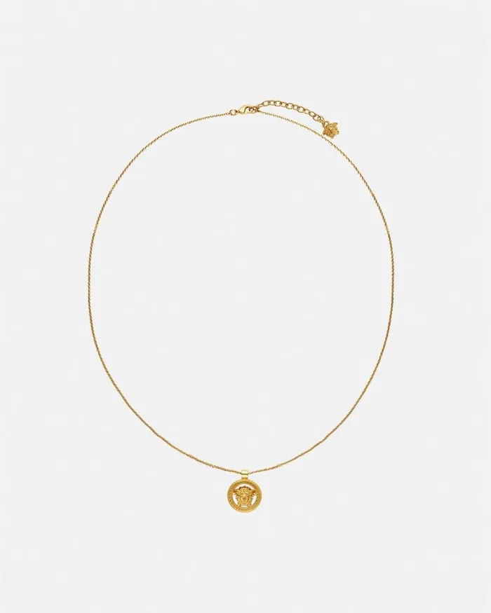 Medusa 03995 Pendant Necklace Light Gold WomenMen Versace Necklaces