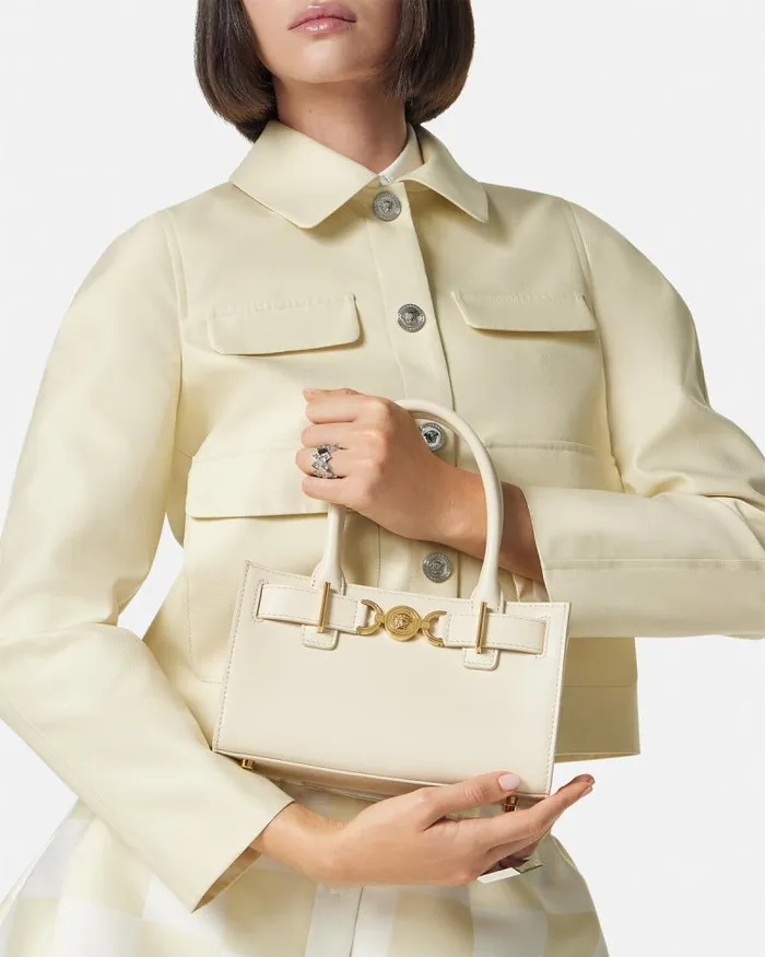 Medusa 03995 Small Tote Bag Beige Women Versace Totes