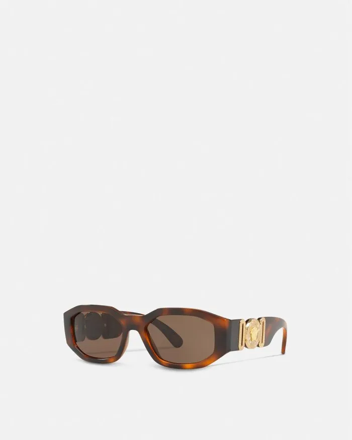 Medusa Biggie Sunglasses Havana WomenMen Versace Sunglasses